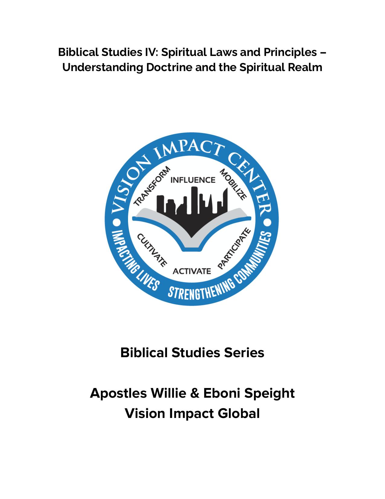 Biblical Studies IV cover