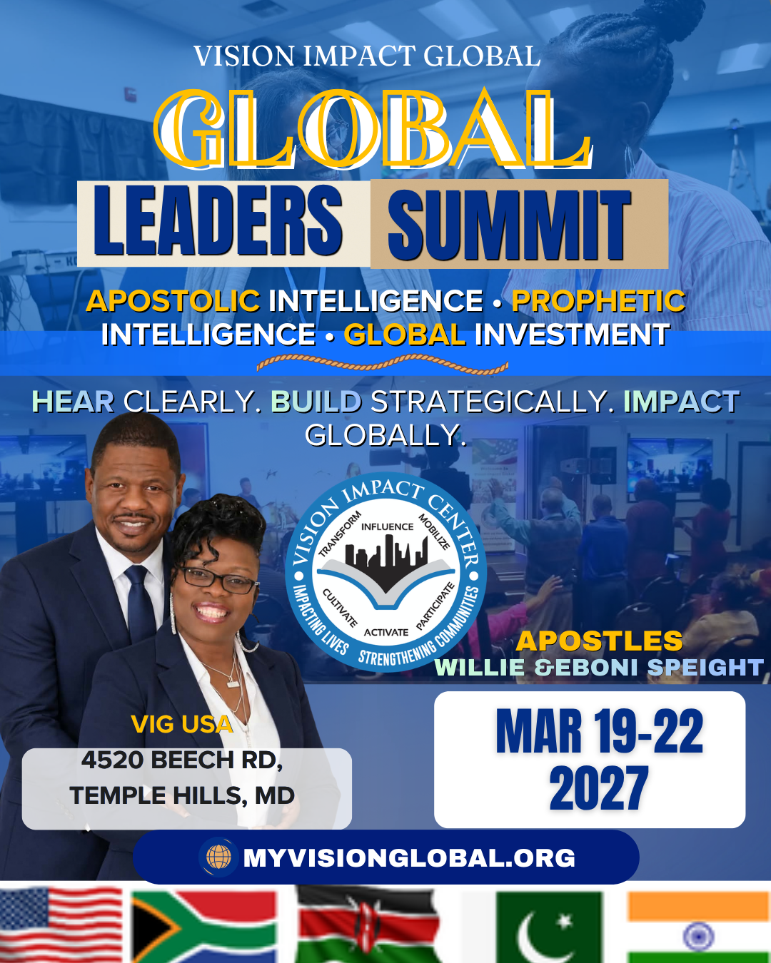 Vision Impact Global Summit 2027 flyer